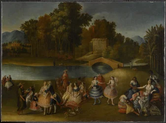 A Merry Company on the Banks of the Rímac River